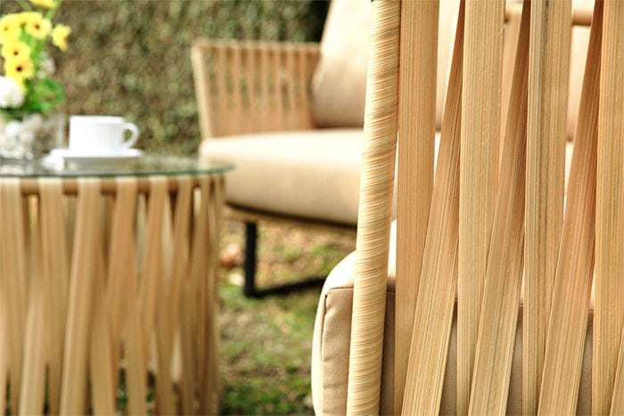 Foto Material Synthetic Rattan